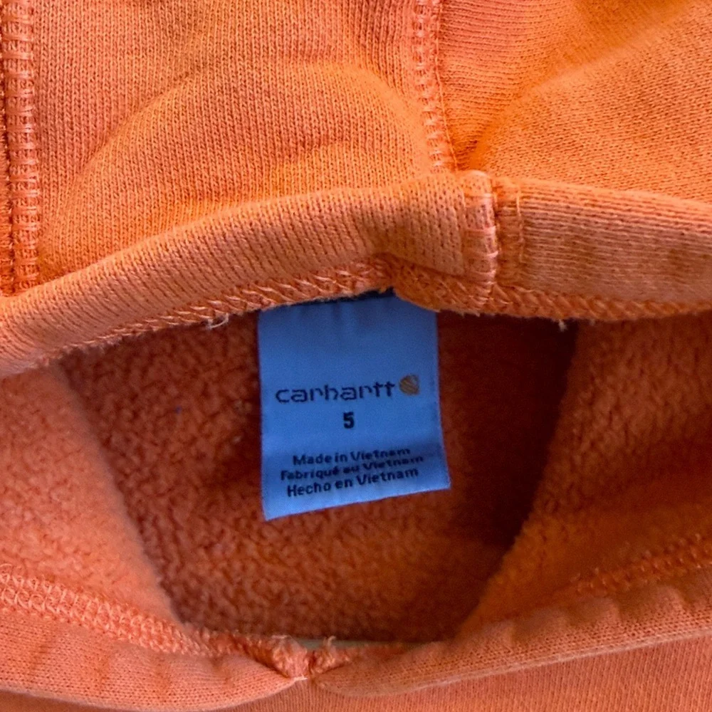 Carhartt Kids Orange Hoodie